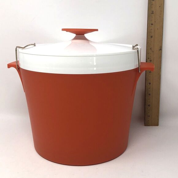 GENI Ice Bucket Locking Lid Hot & Cold Food Keeper Server MCM Made in Canada NOS - Picture 11 of 12